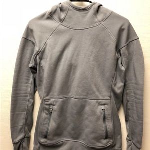 Athleta Gray Medium Hooded Pullover